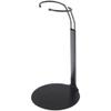 Plymor DSP-5175B Black Adjustable Doll Stand, fits 10, 11, and 12 inch Dolls or Action Figures, Waist is 1.75" - 2.25" wide, 5" - 6" around, Pack of 3 view 1