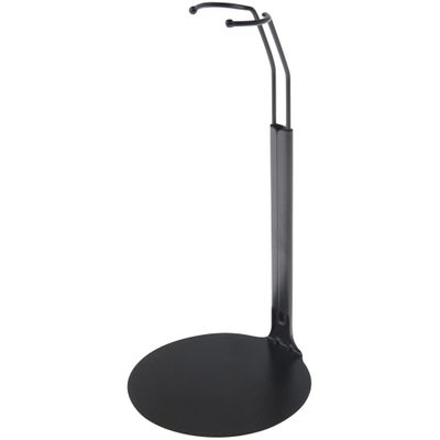 Plymor DSP-5125B Black Adjustable Doll Stand, fits 10, 11, and 12 inch Slim Waist Dolls, Waist is 1.125" - 1.5" wide, 3.25" - 4" around, Pack of 12