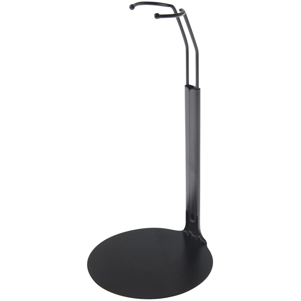 Plymor DSP-5125B Black Adjustable Doll Stand, fits 10, 11, and 12 inch Slim Waist Dolls, Waist is 1.125" - 1.5" wide, 3.25" - 4" around, Pack of 12