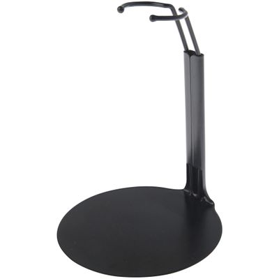 Plymor DSP-4125B Black Adjustable Doll Stand, fits 7, 7.5, 8, 8.5, and 9 inch Slim Waist Dolls or Action Figures, Waist is 1.125" - 1.5" wide, 3.25" - 4" around, Pack of 12