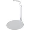 Plymor DSP-4125W White Adjustable Doll Stand, fits 7, 7.5, 8, 8.5, and 9 inch Slim Waist Dolls or Action Figures, Waist is 1.125" - 1.5" wide, 3.25" - 4" around view 1