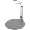 Plymor DSP-30S Silver Adjustable Action Figure Stand, fits 6 and 6.5 inch Action Figures, Waist is 1.25" - 1.5" wide, 3.25" - 4" around, Pack of 3 view 1