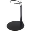 Plymor DSP-4175B Black Adjustable Doll Stand, fits 7, 7.5, 8, 8.5, and 9 inch Dolls or Action Figures, Waist is 1.75" - 2.25" wide, 5" - 6" around view 1