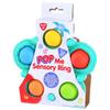 Pop me Sensory Ring Toys Educational & Learning Pop Stress Safe & Durable Toys Relaxing for 6 Months and up view 3