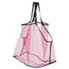 Large Capacity Sand Free Mesh Bag Children's Beach Toy Storage Bag Clothes Towel Beach Net Bag Beach Tool Swimming Accessories Pink Color France view 1