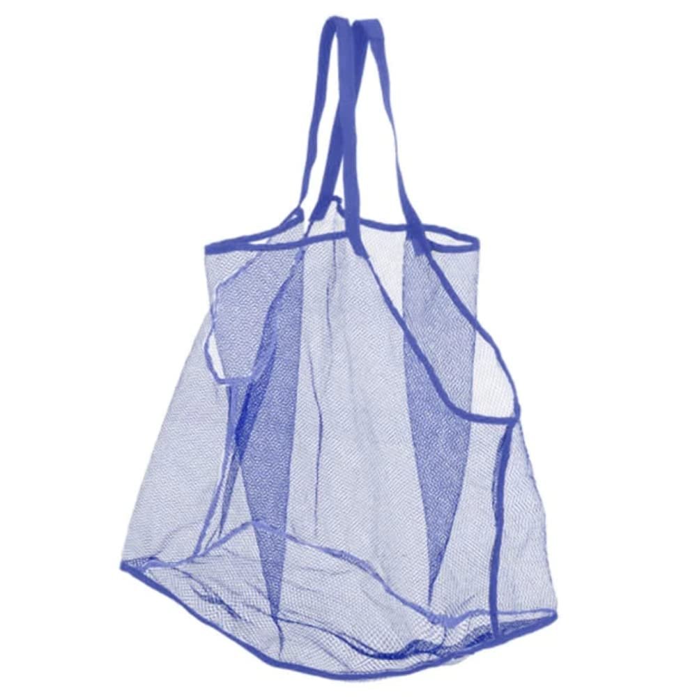 Large Capacity Sand Free Mesh Bag Children's Beach Toy Storage Bag Clothes Towel Beach Net Bag Beach Tool Swimming Accessories Blue Color China