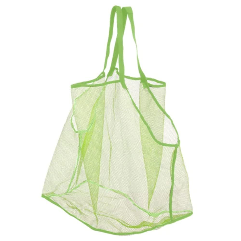 Large Capacity Sand Free Mesh Bag Children's Beach Toy Storage Bag Clothes Towel Beach Net Bag Beach Tool Swimming Accessories Green Color Australia