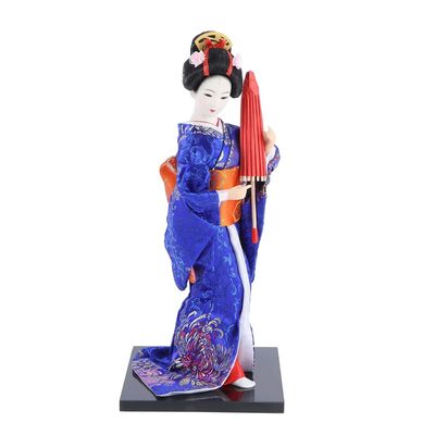 1pc Japanese Geisha Kimono Doll 12 Inch Asian Kimono Doll Traditional Maiko Doll Home Party Table Decoration