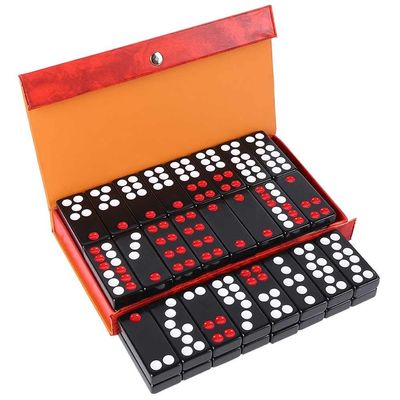 Pai Gow Tiles Game Set Chinese Pai Gow Tile Set, Pai Gow Large Adult Household Hand Rubbing Cards, Entertaining Party Games (Size : 14#)