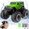 STEMTRON Amphibious Remote Control Car Toys for Boys 2.4GHz 1:16 All Terrain Off-Road RC Car Waterproof RC Monster Truck Kids Pool Toys Remote Control Boat Gifts for Kids Boys view 1