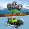 STEMTRON Amphibious Remote Control Car Toys for Boys 2.4GHz 1:16 All Terrain Off-Road RC Car Waterproof RC Monster Truck Kids Pool Toys Remote Control Boat Gifts for Kids Boys view 4