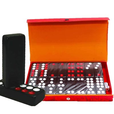 Pai Gow Tiles Game Set Chinese Pai Gow Tile Set, Pai Gow Large Adult Household Hand Rubbing Cards, Entertaining Party Games (Size : 18#)