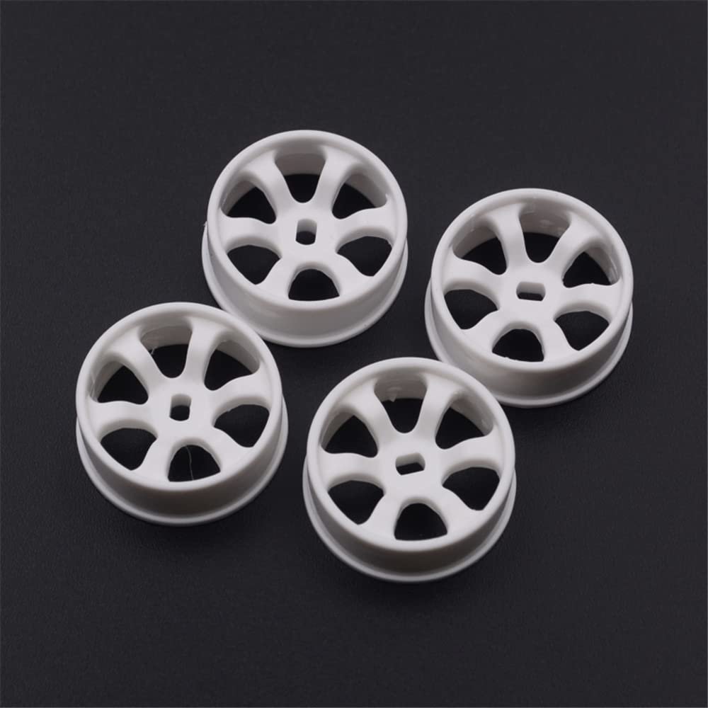 KingVal Replacement 4PCS Plastic Wheel Rim Hub RC Parts Compatible with WLtoys K969 RC Car