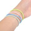 50pcs Ties Silicone Rainbow Hair Dark Party Multicolor Glow Wrist for Armband Women Bracelet Wristband Bands Luminous Bracelets in The Jelly Favors Jelly Bracelets 80's view 2