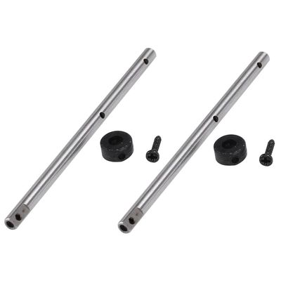 AAPIE 2Pcs C127 Main Rotor Shaft Set for Stealth Hawk Pro C127 Sentry RC Helicopter Airplane Drone Spare Parts Accessories