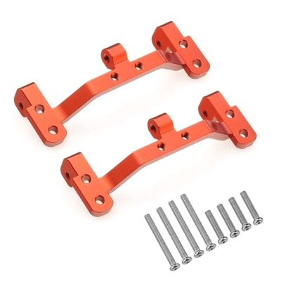 AAPIE Metal Pull Rod Base Seat Link Rod Mount Bracket for MN D90 D99S MN90 MN99S MN45 FJ40 1/12 RC Car Upgrade Parts (Color : Red)