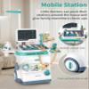 Jovow Doctor Kit for Kids, Pretend Medical Station Set for Boys & Girls,Pretend Medical Kit Toy, Mobile Cart with Sound and Light Functions, Kids Doctor Kit for Toddlers 3-5 Birthday Gift view 2