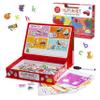 Peaceable Kingdom Alphabet Learning Fun Tote, Hands-on Literacy Activity Set with Magnetic Letters Sheets, Early Reading Skills Development, Kids Age 4+, Portable Classroom Home Organization view 1