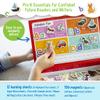 Peaceable Kingdom Alphabet Learning Fun Tote, Hands-on Literacy Activity Set with Magnetic Letters Sheets, Early Reading Skills Development, Kids Age 4+, Portable Classroom Home Organization view 4