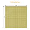JNZong Classic Baseplates Building Base Plates for Building Bricks 100% Compatible with Major Brands-Baseplates 10" x 10", Pack of 6 (Sand) view 2