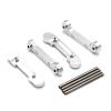 AAPIE Metal Thicken Front & Rear Swing Arm Mounts for Wltoys 144001 144002 124019 124018 124016 RC Car Upgrade Parts (Color : Silver) view 1
