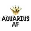 Aquarius AF, Aquarius AF Balloons, Big Aquarius Energy, 18th | 21th | 25th | 30th Birthday Decorations, Aquarius Birthday Decorations (Silver) view 2