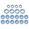 AAPIE 20PCS Rubber Sealed Ball Bearing Kit for Tamiya TT01 TT-01 TT01E TT01D TT02B 1/10 RC Car Upgrades Parts Accessories view 1