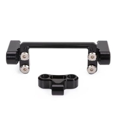 Lower Center of Gravity LCG Chassis Bumper Mount Servo Mount Beam for 1/10 RC Crawler Axial SCX10 I II III Upgrades (Color : Light Yellow)