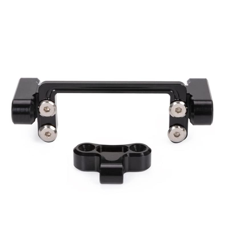 Lower Center of Gravity LCG Chassis Bumper Mount Servo Mount Beam for 1/10 RC Crawler Axial SCX10 I II III Upgrades (Color : Light Yellow)