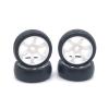 AAPIE 4Pcs Hard Plastic Drift Tire Tyre Wheel for Wltoys 284131 K969 K989 P929 Mini-Z Mini-Q Mini-D 1/28 RC Car Upgrades Parts view 1