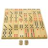 Pai Gow Tiles Game Set Chinese Pai Gow Brass Household Hand-rubbing Pai Gow Thickening Tian Kau Mahjong Premium 32 Pai Gow (Size : Small) view 1
