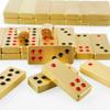 Pai Gow Tiles Game Set Chinese Pai Gow Brass Household Hand-rubbing Pai Gow Thickening Tian Kau Mahjong Premium 32 Pai Gow (Size : Small) view 3