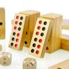 Pai Gow Tiles Game Set Chinese Pai Gow Brass Household Hand-rubbing Pai Gow Thickening Tian Kau Mahjong Premium 32 Pai Gow (Size : Small) view 4