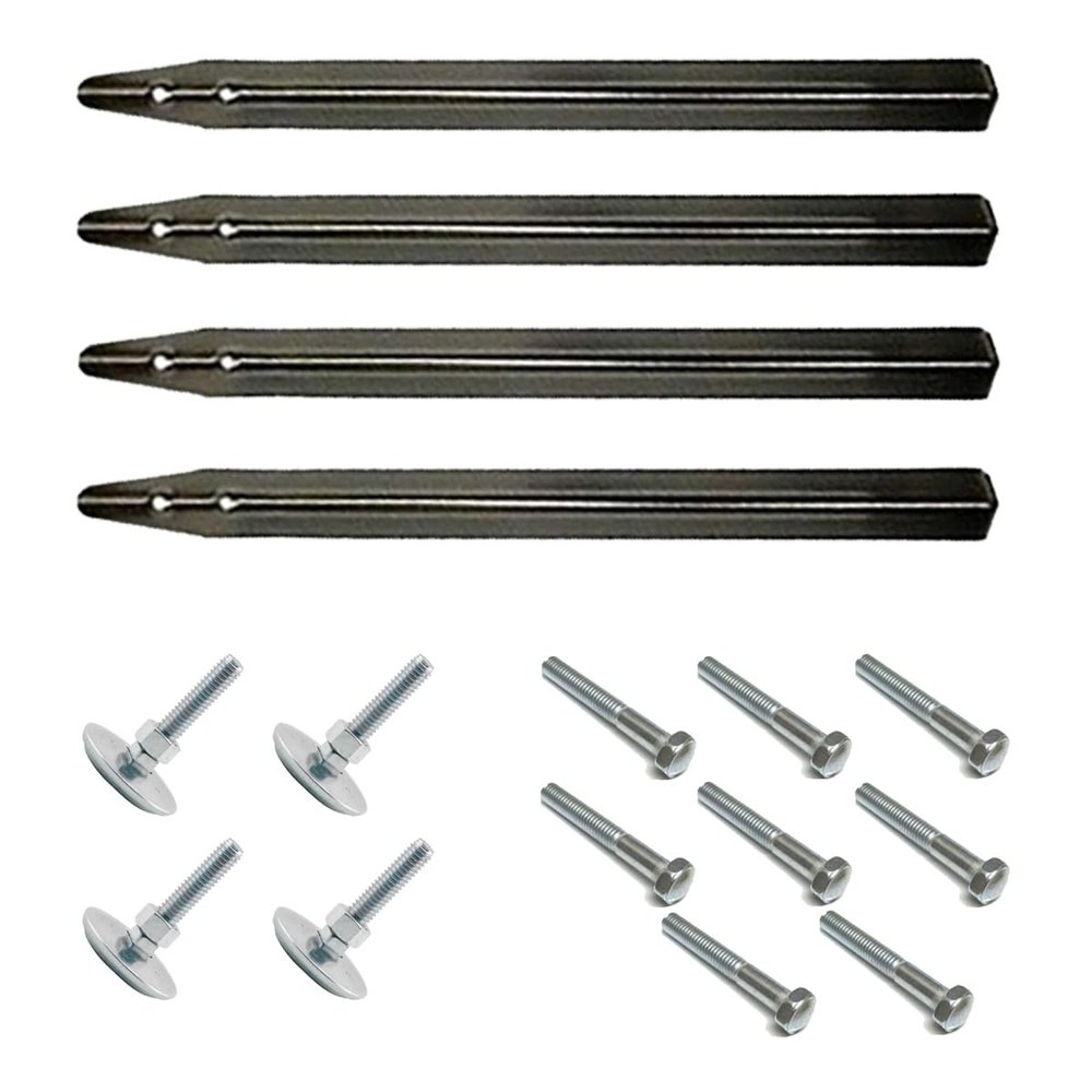 Game Room Guys Gottlieb Chrome 31" Pinball Legs with Levelers and Bolts - Set of 4