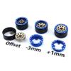hobbysoul Heavy 1.0 Beadlock Wheels Weight 21g/Rim, Adjustable Offset RC 1.0 Wheels for 1/18 Traxxas TRX4M & 1/24 Axial SCX24 90081 Crawler, (4-Pack) view 3