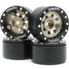 hobbysoul Adjustable Offset 1.0 Beadlock Wheels, Heavy 1.0 RC Wheels Weight 21g/Rim for 1/18 Traxxas TRX4M & 1/24 Axial SCX24 90081 Crawler, (4-Pack) view 4