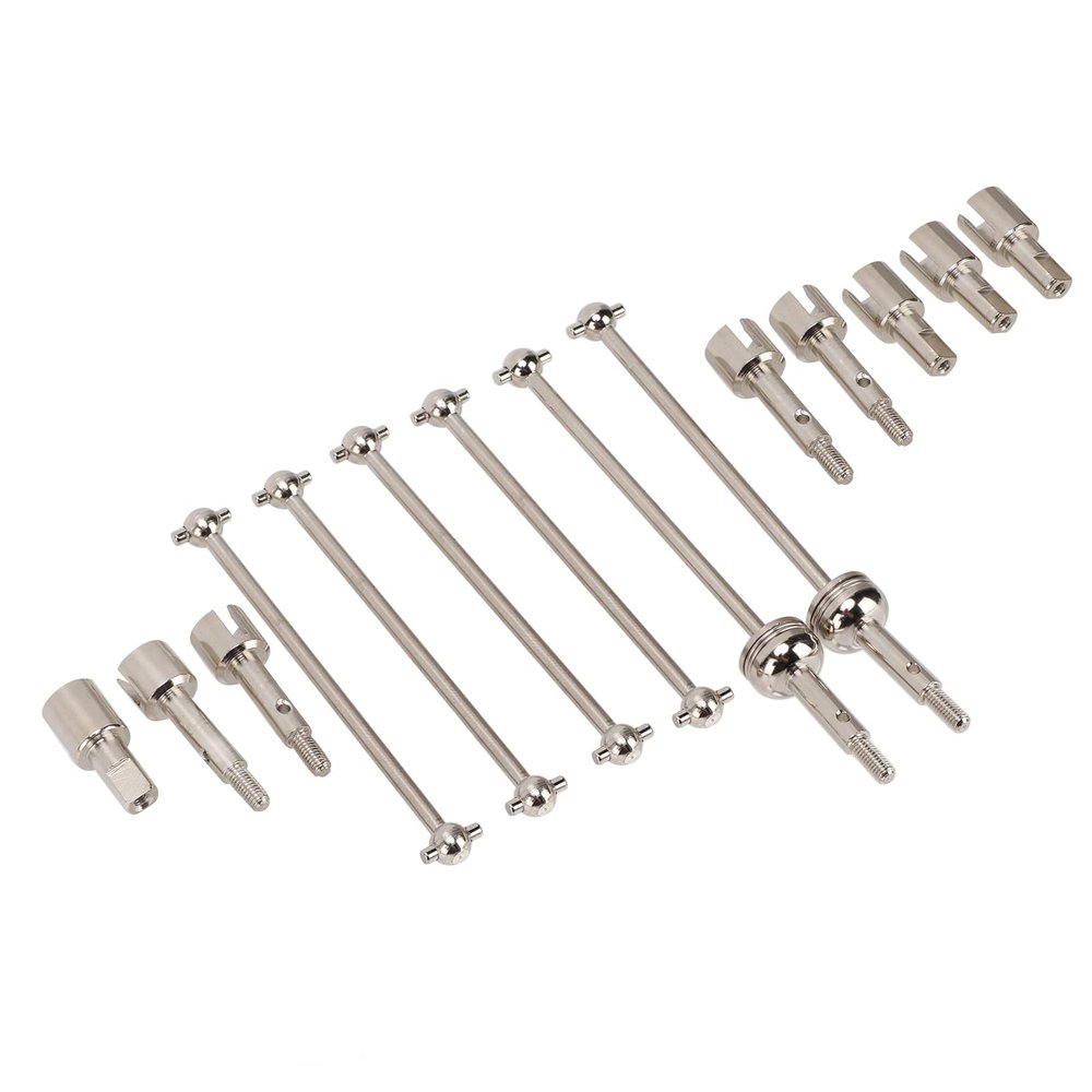VGEBY CVD Drive Shaft Kit, RC CVD Drive Shaft Kit Metal with Joint Cup Dog Bone for 144001 RC Car 144001