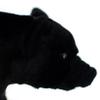 FRANKIEZHOU Lifelike Pig Stuffed Animal-Black 13.78",Stuffed Pig Toys for Kids,Girl Toys,Gifts for Kids,Home Decor,Hugging Toy view 3