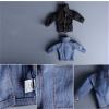 1/12 Scale Male Clothes,Men's Denim Coat Pants Trousers Clothing for 6inch Male Action Figure Body Doll (Blue) view 4