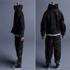1/12 Scale Male Clothes,Men's Denim Coat Pants Trousers Clothing for 6inch Male Action Figure Body Doll (Black) view 3