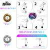 JOLESHARE Professional Yoyo X4 - Unresponsive for Pros & Responsive Yoyos for Beginners with Bearings, Gloves, Removal Bearing Tool & 5 Strings (Red, Black, Blue) view 3