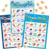 Fancy Land Ocean Bingo Game 24 Players for Kids Under Sea Party Game Supplies view 1