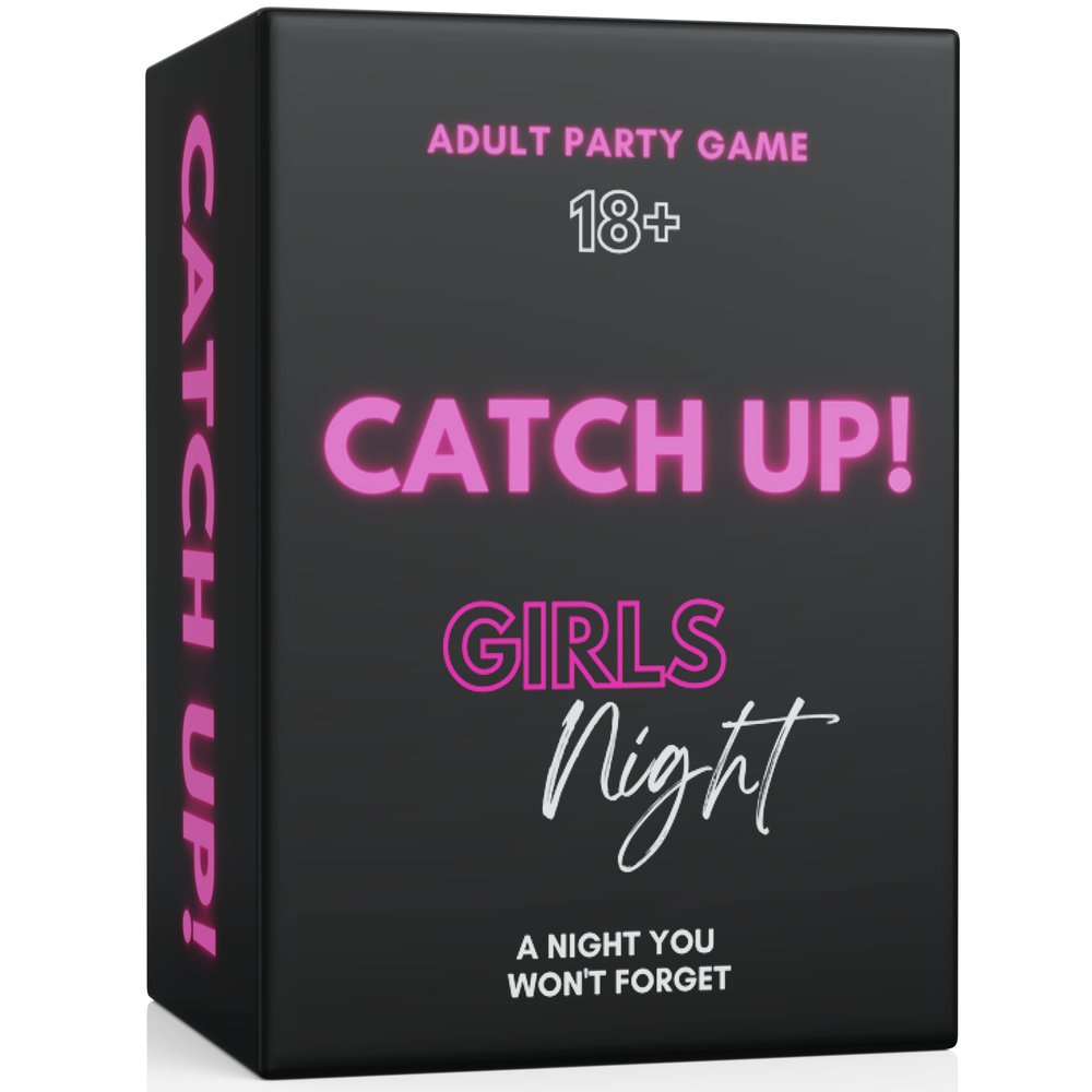 BETTER US Catch UP! Spicy Girls Night Card Game Valentine's & Galentine's Gift | 18+ Conversation Starters for Women | Adult Games & Bachelorette Party
