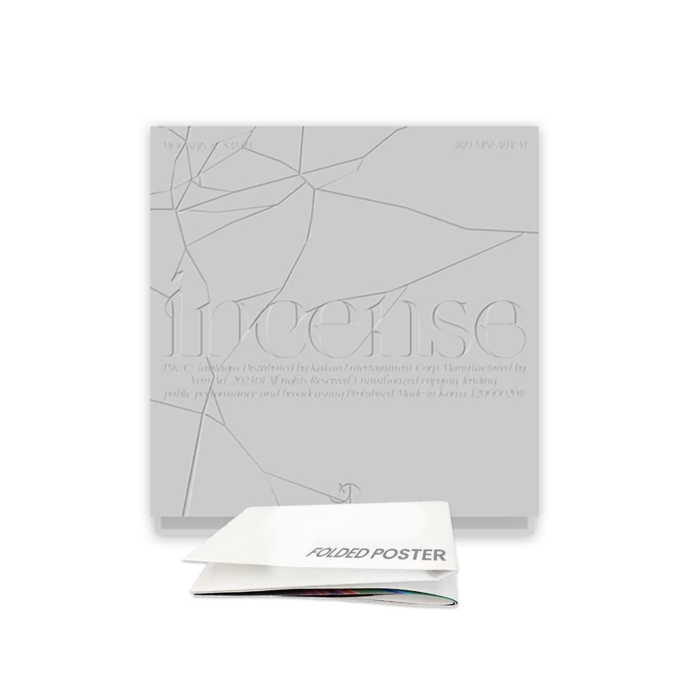 MOONBIN&SANHA (ASTRO) - INCENSE 3rd mini album Pure ver + Pre-oreder Folded poster