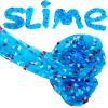Blue Clear Slime Pink Heart Add Ins Scented Crystal Water Slime Big Soft Putty, Stress Relief Stretchy Toy for Girls Boys Kids Birthday Party Favors 7OZ 200ML view 3