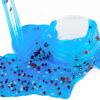 Blue Clear Slime Pink Heart Add Ins Scented Crystal Water Slime Big Soft Putty, Stress Relief Stretchy Toy for Girls Boys Kids Birthday Party Favors 7OZ 200ML view 4