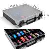 Double Sided Toy Storage Organizer Case for Hot Wheels Car, for Matchbox Cars, for Mini Toys, for Small Dolls. Carrying Box Container Carrier with 48 Compartments - Black (Box Only) view 4