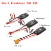 GoolRC 30A Brushless ESC 2-4S Electronic Speed Controller with 5V 2A BEC 3.5MM Banana Head for Airplane Aircraft Helicopter Boat FPV F450 Mini Quadcopter No Plug view 4