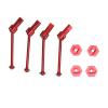 VGEBY Front Rear Drive Shaft, Aluminum Alloy Driveshaft CVD for 1/18 RC Car (Red) view 1