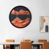 KRIDDR Dynamic Moving Sand 3D Round Glass Moving Screen Deep Sea Sand Landscape Flowing Sand Frame Moving Sand Art Picture Relaxing Desktop Ornaments view 1